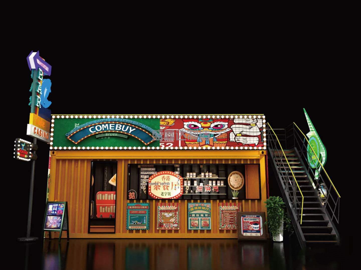 網(wǎng)紅集裝箱商業(yè)街的設計要素有哪些